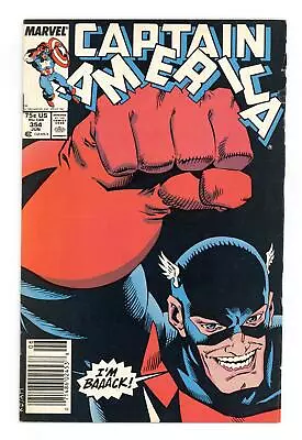 Buy Captain America #354 VG+ 4.5 1989 1st App. U.S.Agent • 19.19£