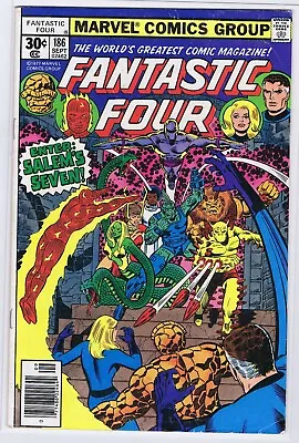 Buy Fantastic Four 186 4.5 Nice Book Glossy Nice Pages 1st Salem's Seven Wk11 • 20.01£