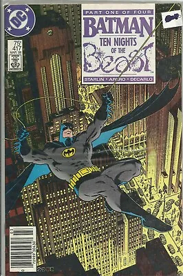 Buy Batman #417 (1988) Mike Zeck Key, Ten Nights Of The Beast 1st KGBeast Appearance • 7.88£