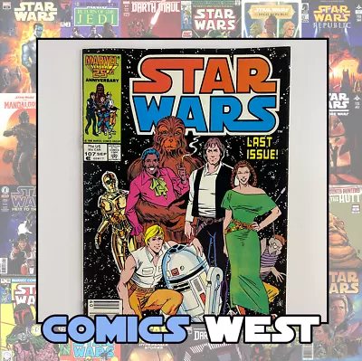 Buy STAR WARS #107 9.2 (NM-) Newsstand Edition! Last Issue, Low Print Run! • 78.64£