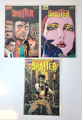 Buy Shatter (1st Series) #1 - Special Computer-Generated Comic + #1 & #2 - Lot Of 3 • 7.91£
