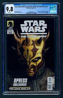 Buy Star Wars: The Clone Wars FCBD (2011) CGC 9.8 W! 1st Appearance Savage Opress!! • 204.77£