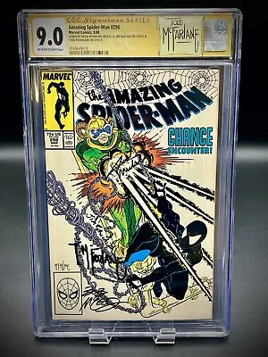 Buy Amazing Spider-man 298 First Eddie Brock & Mcfarlane Spidey Cgc 9.0 4xss Rare! • 355.77£