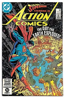 Buy Action Comics #550 : VF- :  The Day The Earth Exploded  • 1.95£