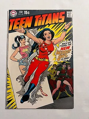 Buy Teen Titans #23 Vf/nm 9.0 1st App Of New Wonder Girl Costume Nick Cardy Art 1969 • 98.95£