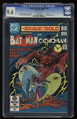 Buy Brave And The Bold #197 CGC NM+ 9.6 White Pages Batman Catwoman! DC Comics 1983 • 87.67£