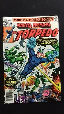 Buy MARVEL PREMIERE #39 :The Torpedo ( 1977 Marvel Comics )  VFn (8.0) • 3.99£