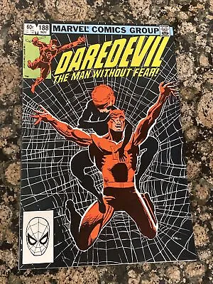Buy Daredevil #188 (Marvel 1982) Key Iconic Cover Art By Frank Miller VF/NM • 9.49£