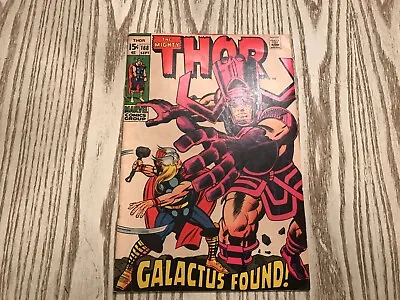 Buy Thor 168 Origin Galactus VG Solid Classic Marvel Silver Age Comic • 60.95£