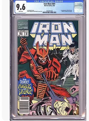 Buy Iron Man #281 CGC 9.6 1992 3923937005 1st War Machine Armor! Newsstand Edition • 261.20£
