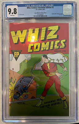 Buy Whiz Comics #2 CGC 9.8 Facsimile Foil Convention Edition DC COMICS 1st Shazam • 79.44£