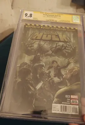 Buy Totally Awesome Hulk #22 CGC 9.8 1st App Weapon H And Signed Stan Lee/Greg Pak • 1,588.69£