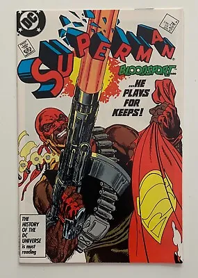 Buy Superman #4 KEY 1st Appearance Bloodsport (DC 1987) VF+ Condition Issue. • 34.50£