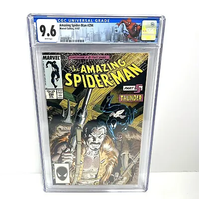 Buy Amazing Spider-man #294 CGC 9.6 Kraven's Last Hunt DeMatteis Zeck Custom Label • 139.91£