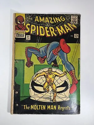 Buy Amazing Spider-Man #35 (1966) 2nd App. Molten Man (Mark Raxton) In 3.0 Good/V... • 43.42£