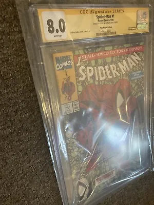 Buy Spider-Man 1 Torment CGC SS Todd Mcfarlane Poly-bagged Edition • 180£