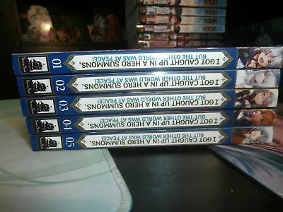 Buy I Got Caught Up In A Hero Summons, Manga Lot Volumes 1-5 Seven Seas • 47.44£