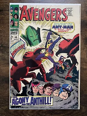 Buy Marvel Comics The Avengers #46 1967 VG Cent Copy 1st Appearance Of Whirlwind • 9.99£