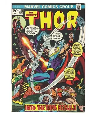 Buy Thor #214 1973 VF- Or Better! Into The Dark Nebula Combine Shipping • 11.98£