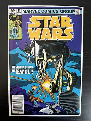Buy Star Wars #51 Newsstand VF+ To VF/NM 1981 Marvel Comics • 5.59£