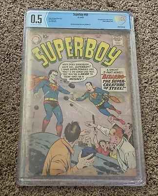Buy 🟨 Superboy #68 1958 CBCS 0.5 Origin And 1st App. Bizarro 🟩 • 202.72£