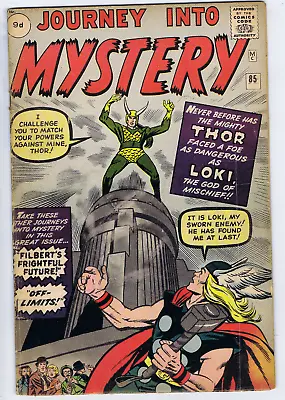 Buy Journey Into Mystery #85 Marvel 1962 First App Of Loki ! U.K. PRICE VARIANT • 1,588.88£