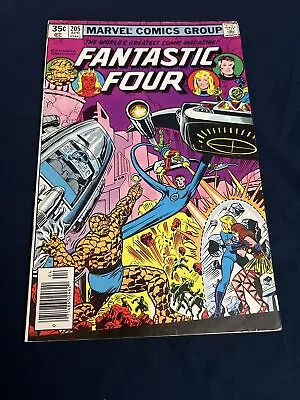 Buy Fantastic Four #205 1st Team App. Nova Corps F/VF • 11.78£