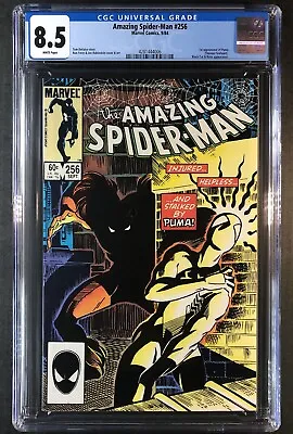 Buy Amazing Spider-Man #256  CGC 8.5 WP  1st Appearance Of Puma  Marvel Comics  1984 • 47.49£
