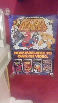Buy Marvel /disney Films Vintage Promo Video Releases 1996 Poster 60cm/80cm • 12.99£