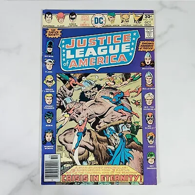 Buy JUSTICE LEAGUE OF AMERICA #135 1976 Squadron Of Justice JSA DICK DILLIN Art • 7.20£
