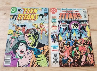 Buy Teen Titans #48 (dc 1977) +  The New Teen Titans #21 First Brother Blood • 15.80£