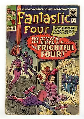 Buy Fantastic Four #36 FR 1.0 RESTORED 1965 1st App. Madame Medusa (Inhumans) • 86.97£
