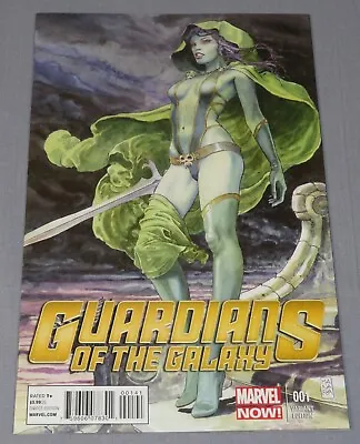 Buy GUARDIANS OF THE GALAXY #1 (Milo Manara 1:50 Variant Gamora Cover) VF+ 2013 • 55.40£