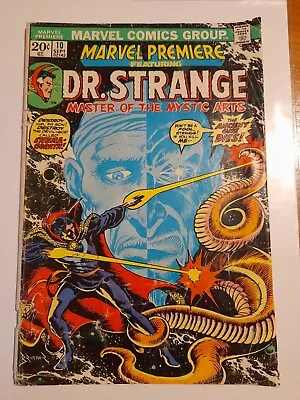 Buy Marvel Premiere #10 Sept 1973 Good+ 2.5 Doctor Strange, 1st App Of Shuma-Gorath • 26.99£