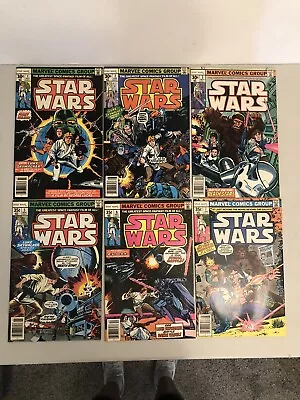 Buy Star Wars # 1 2 3 5 6 7 Marvel Comics Group 1977 Lot 3 Reprints • 63.69£