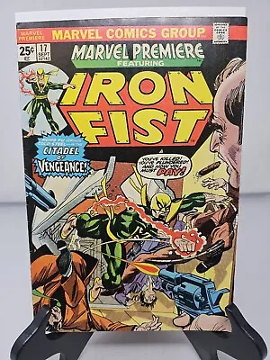 Buy MARVEL PREMIERE #17- Marvel 1974 3RD Iron Fist 6.0 • 10.39£