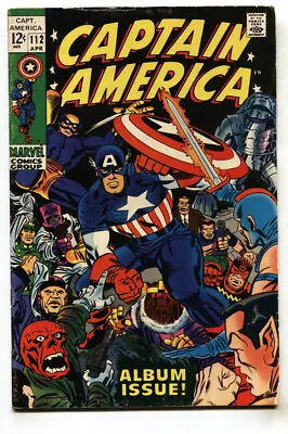 Buy Captain America #112--Red Skull--Marvel--comic Book--vg • 43.97£