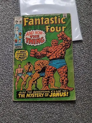 Buy Fantastic Four #107 - 1st Appearance Of Janus The Nega-Man! (1971) • 10£