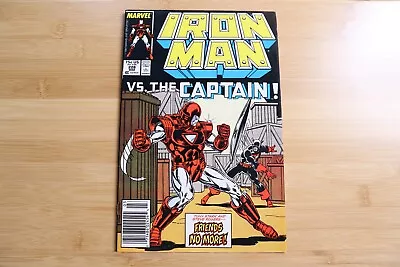 Buy Iron Man Vs. The Captain #228 Newsstand Marvel Comics VF/NM - 1987 • 15.78£