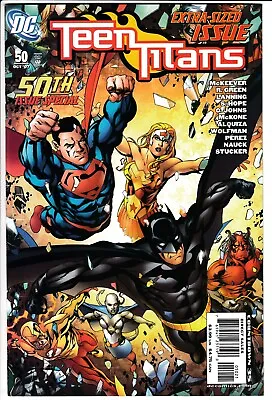 Buy TEEN TITANS #50, McKONE VARIANT, EXTRA-SIZED ISSUE, DC Comics (2007) • 4.01£