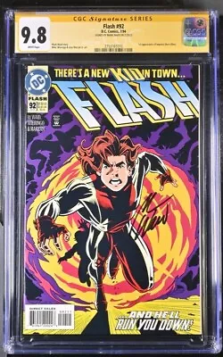 Buy Flash #92 DC Comics CGC SS 9.8 NM/Mint  Signed Mark Waid • 276.56£