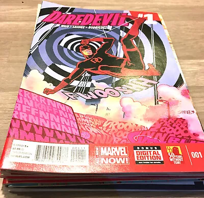 Buy Daredevil (2015) Mark Waid Chris Samnee V2 Near-Complete Run 18 Issues Marvel • 40£