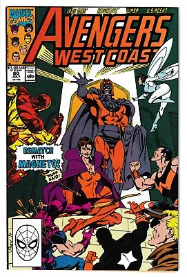Buy The West Coast Avengers #60 - Marvel 1990 - Paul Ryan [Ft Magneto] • 6.39£