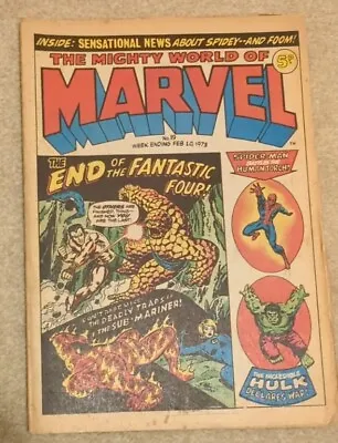 Buy The Mighty World Of Marvel #19 Feb 1973  Reprints ASM #8 FF #9 Good • 3£