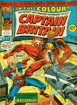Buy Captain Britain #14 (VFN)`77 Various • 19.95£
