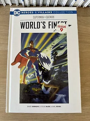 Buy DCcomics Heroes And Villains Collection,Superman.Batman,Worlds Finest, Issue 9 • 5£