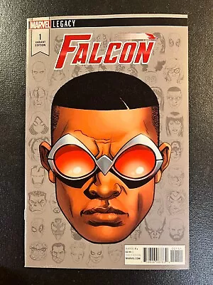 Buy Falcon 1 Variant Headshot Iron Man Mike McKone Legacy Four Avengers Marvel • 7.91£
