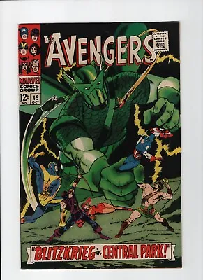 Buy Avengers 45 VF- 7.5 Hecules Joins Adaptoid Captain America 1967 • 51.37£