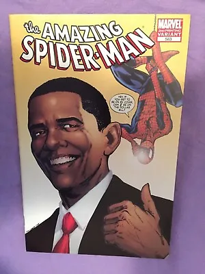 Buy Amazing Spider-Man 583 Marvel Comic Book 2nd Printing Variant  President Obama • 6£