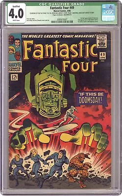 Buy Fantastic Four #49 CGC 4.0 QUALIFIED 1966 3995610007 • 337.08£